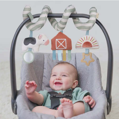 Farm baby car seat activity toy