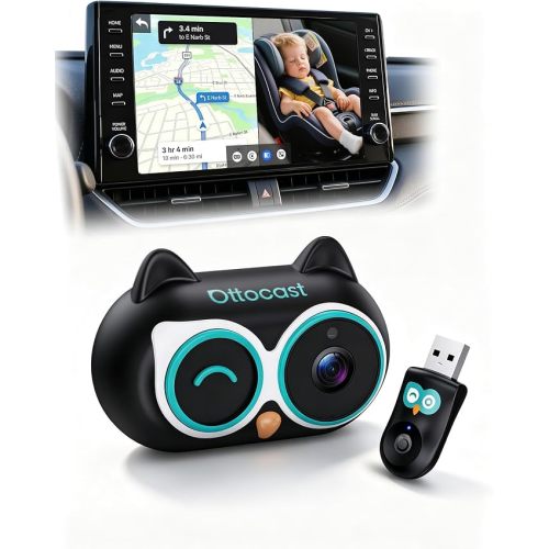 OTTOCAST Baby Car Camera,No Extra Screen Needed(No Android Support)