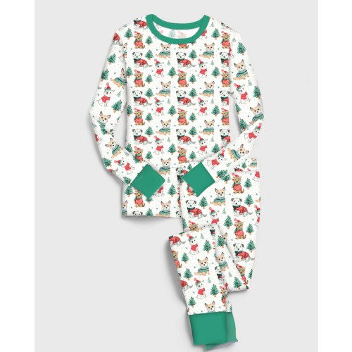 [Pre Sale] Feelin Festive Jolly Pups - Bamboo Long Sleeve Lounge Set (EST SHIP LATE NOV)