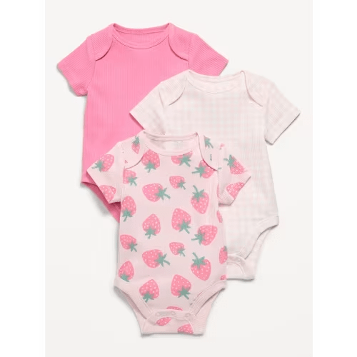 Old Navy Ribbed Bodysuit 3-Pack for Baby