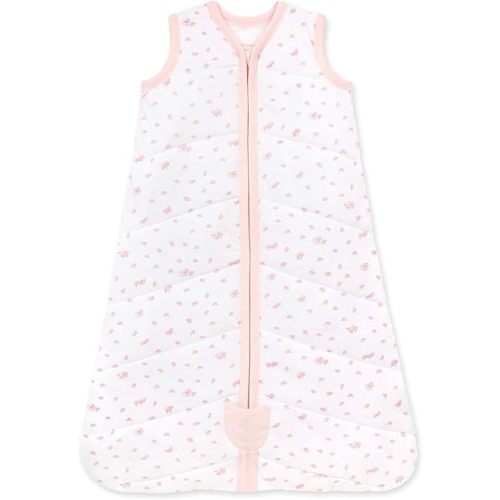 Burt's Bees Baby Beekeeper Wearable Blanket, Organic Cotton Swaddle 0.5 or 1.5 TOG, Newborn Essentials Shower Gift