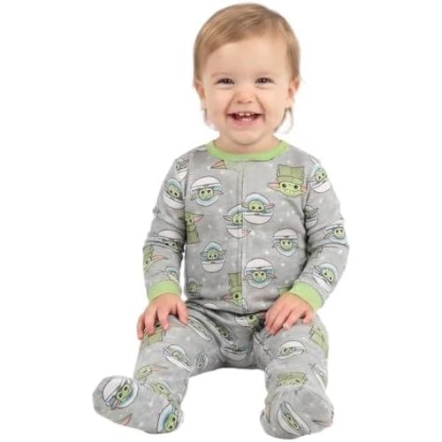 Komar Kids Boys' Star Wars Mandalorian Grogu Baby Ultra Soft Sleeper