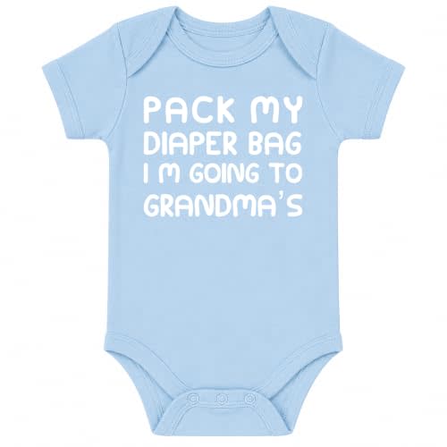 CBTwear Pack My Bag Going to Grandma's House Baby Bodysuit