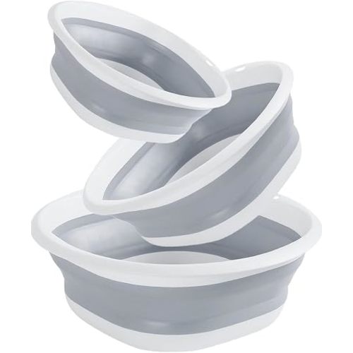 Multipurpose Foldable Collapsible Washbasin Lightweight Portable Basin