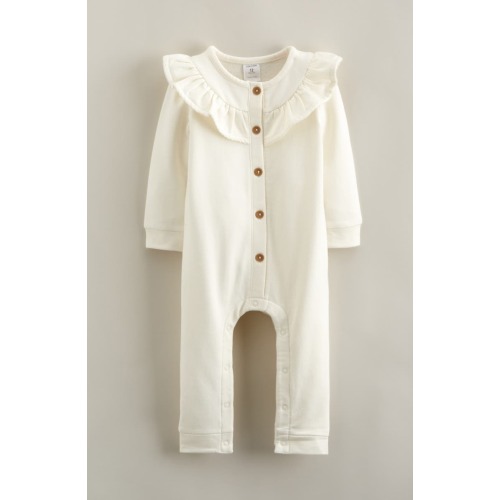 Ruffle Cozy Romper, 6M