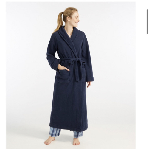 Women's Winter Fleece Robe, Wrap-Front