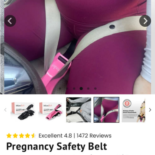 Pregnancy Safety Belt