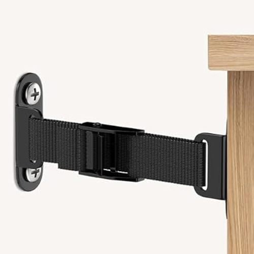 Anti Tip Furniture Anchors for Baby Proofing,4 Sets,Earthquake Straps 500lb