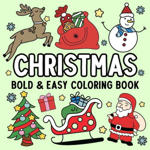 Christmas Bold and Easy Coloring Book, (Paperback)