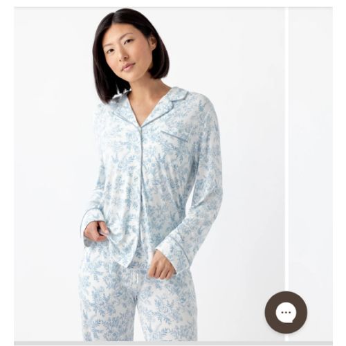 Women's Bamboo Stretch-Knit Long Sleeve Pajama Top | Cozy Earth