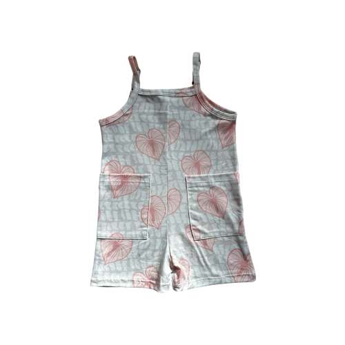 Peachy Anthurium - Ava Romper | KU'ULEI.STYLES