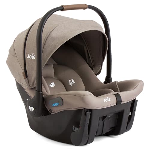 Joie Baby Mint Latch Baseless Infant Car Seat, Lightweight | Built-in Rigid Lower Anchor Attachments and Side-Impact Protection – No Base Installation Required, Travel-Friendly Design