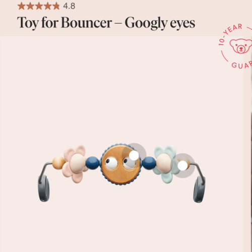 BabyBjörn Toy for Bouncer – Googly eyes