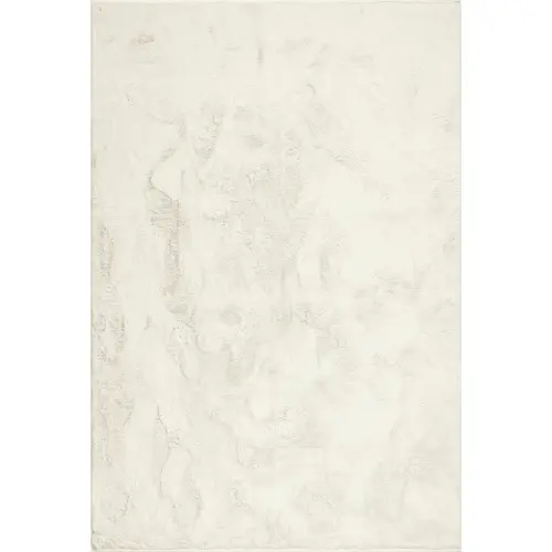 Tumble Cozy Faux Fur Rug - Ivory