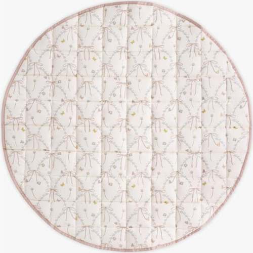 Bows & Butterfly Kisses, Play Mat, Pink - Gooselings | Maisonette