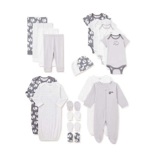 Garanimals Newborn Baby Boy Shower Gift Set, 20-Piece, Preemie-6/9 Months