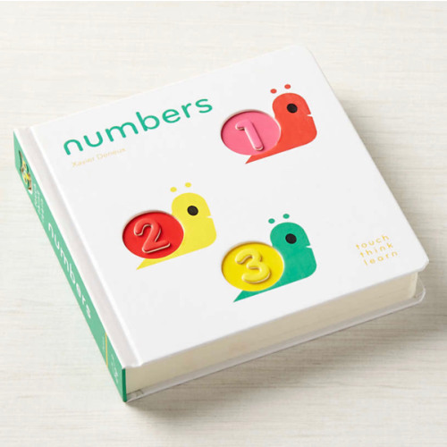Numbers Touch Think Learn Baby Board Book by Xavier Deneux