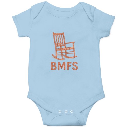 BMFS Red Rocking Chair - Billy Strings Inspired Baby Onesies