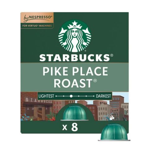 Starbucks by Nespresso&nbsp;Vertuo&nbsp;Line Pods Medium Roast Coffee Pike Place Roast - 8ct