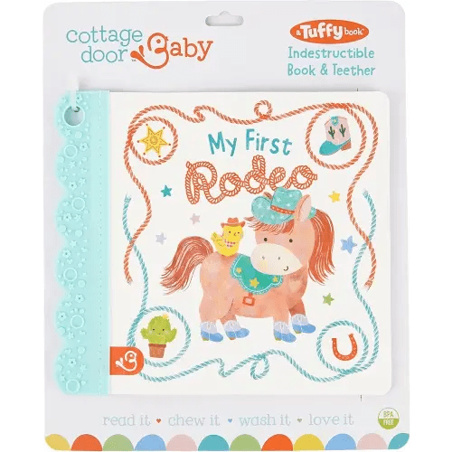 My First Rodeo (A Tuffy Book) - Indestructible Book & Teether