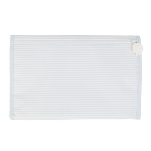 Apple of My Isla The Changing Pad- Light Blue Stripe – Jojo Mommy