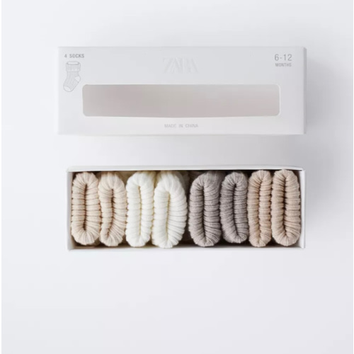 FOUR-PACK OF COLORFUL SOCKS - Light beige | ZARA Canada