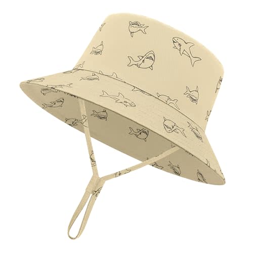 Baby Sun Hat Baby Boy Hats Toddler Hat UPF 50+ Bucket Hat for Baby Girls Infant Beach Hat with Wide Brim Kids Caps