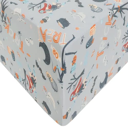 Copper Pearl Premium Fitted Knit Crib Sheet/Toddler Sheet 'Nightmare Before Christmas'