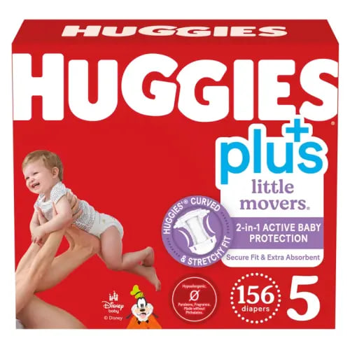 Huggies Plus Diapers Size 3, 204-count | Costco