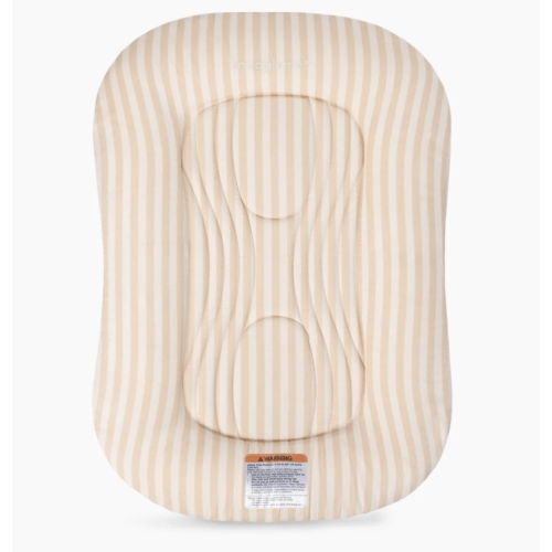 Infant Lounger Wave | Oat Stripe