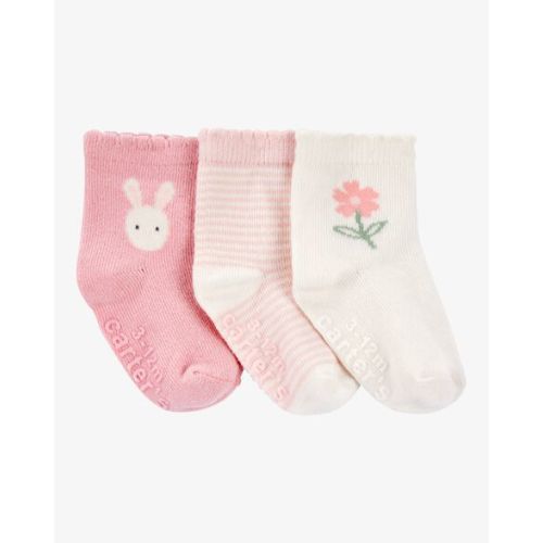 Baby Girl 3-Pack Bunny Ankle Socks  - Carter's | Carter's