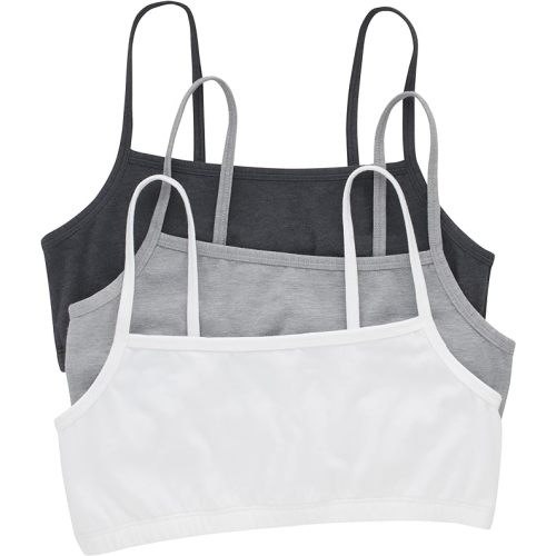 Hanes Women's Cotton String Bralette (3 Pack)