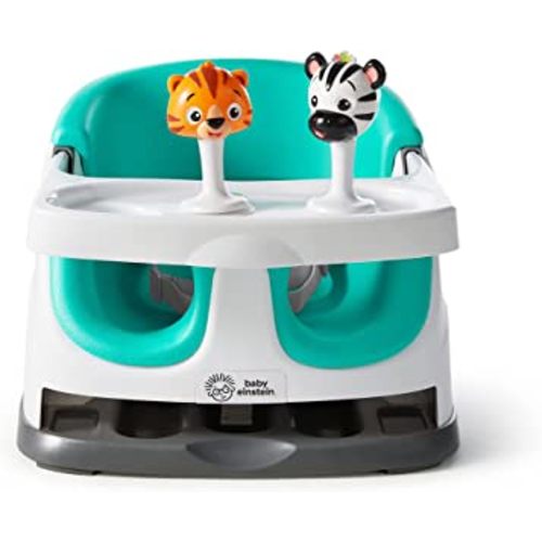 Baby Einstein Dine & Discover Multi-Use Booster Feeding & Floor Activity Seat with Self-Storing Tray