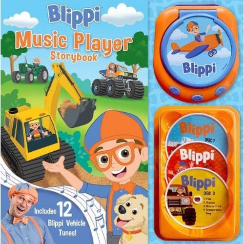Blippi: Music Player Storybook - by Maggie Fischer (Hardcover)