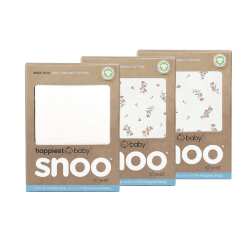 100% Organic Cotton Baby Bassinet Sheets for SNOO