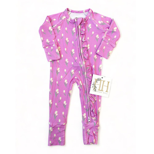 Tulip Double Zipper Romper (OLDER FIT/STYLE)