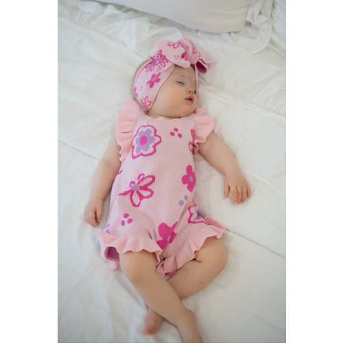 Wildflower Dreams Romper - Powder Pink