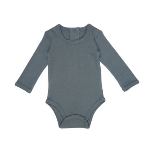 Organic Long-Sleeve Bodysuit in Moonstone – L'ovedbaby