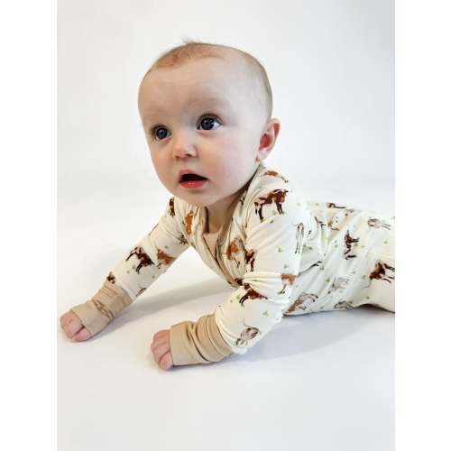 Convertible Zip Pajamas - Longhorns – Goosies