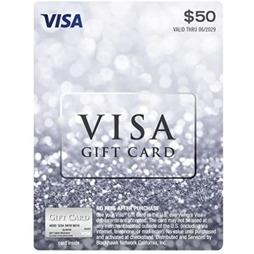 $50 Visa Gift Card (plus $4.95 Purchase Fee)