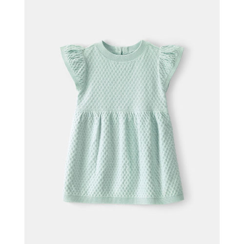 Baby Girl Sweater Dress - Green - Carter's | Carter's