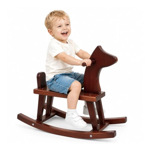Wooden Rocking Horse,Baby Balance Training Toy，Baby's Holiday/Birthday Gift | Baby balance training toy, Baby's holiday/birthday gift
