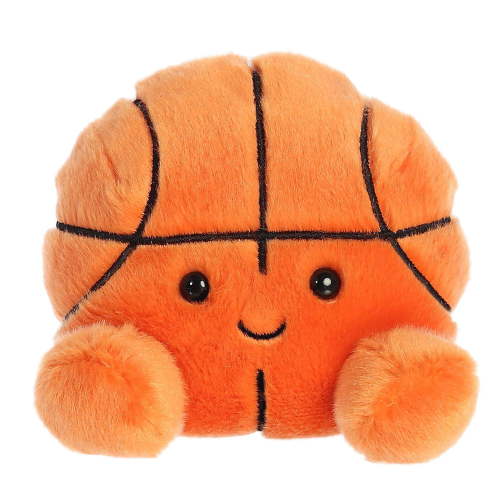 Aurora - Mini Orange Palm Pals - 5" Hoops Basketball - Adorable Stuffed Animal