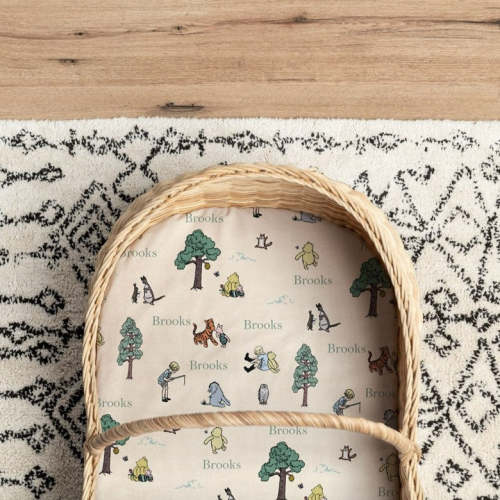 Winnie the Pooh Bassinet Sheet (girl and boy options)