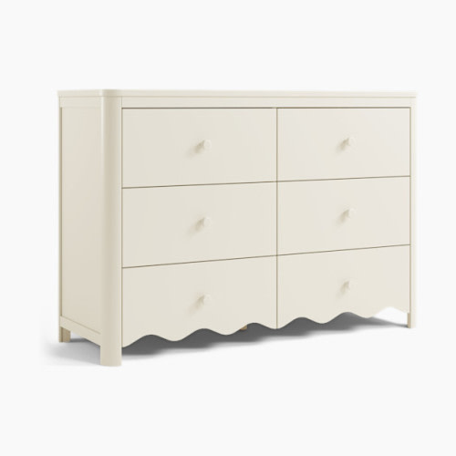 Casablanca 6 Drawer Dresser - Frosted Oat