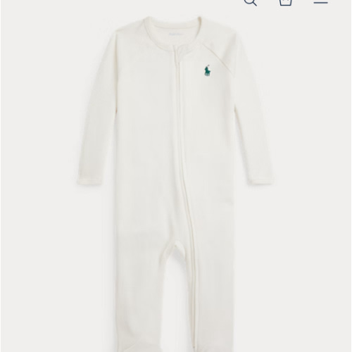 Cotton Interlock Footed Coverall