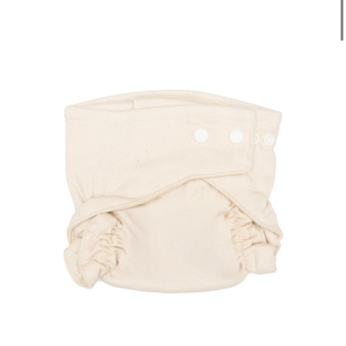 Soft & Durable OsoCozy Fitted Cloth Diaper - Size 2 (8) Unbleached