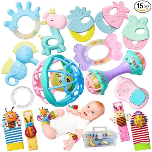 Rattle for Babies 0-12 Months Baby Toys 0-6 Months Newborn Infant Toys