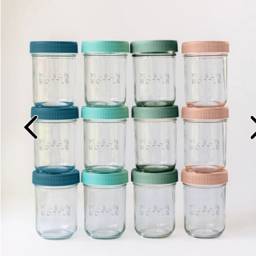 Breastmilk Storage Jar Set – Mason Bottle