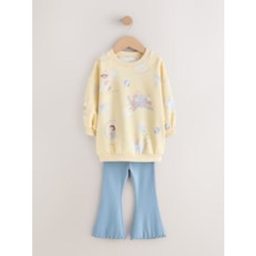 Buy Yellow/Blue Fairy Sweatshirt & Flare Leggings Set (3mths-7yrs) from Next USA